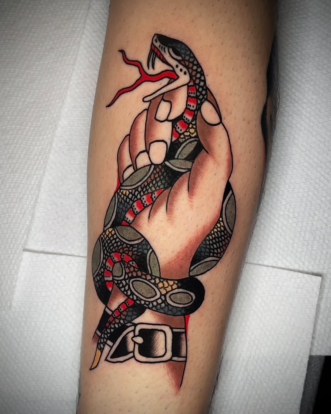 Tattoo by @under_handed — american_traditional