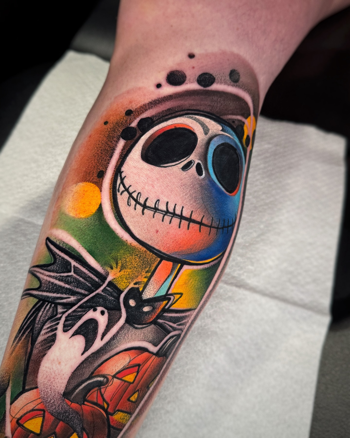 Tattoo by @martapoisontattoo โ american_traditional, dotwork