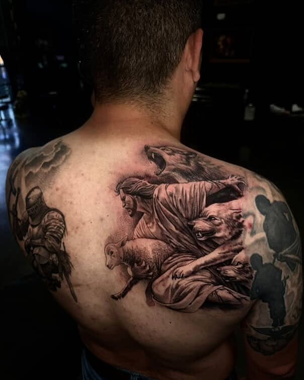 Tattoo by @lujanink — realism, black_and_grey