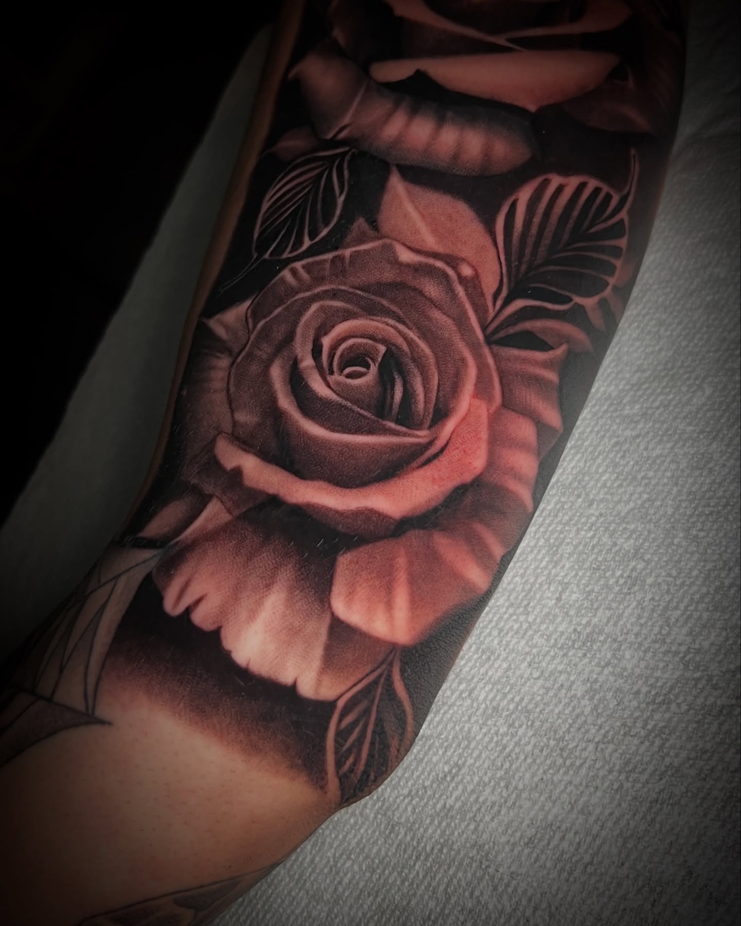 Tattoo by @geo_tatt2 — realism, black_and_grey
