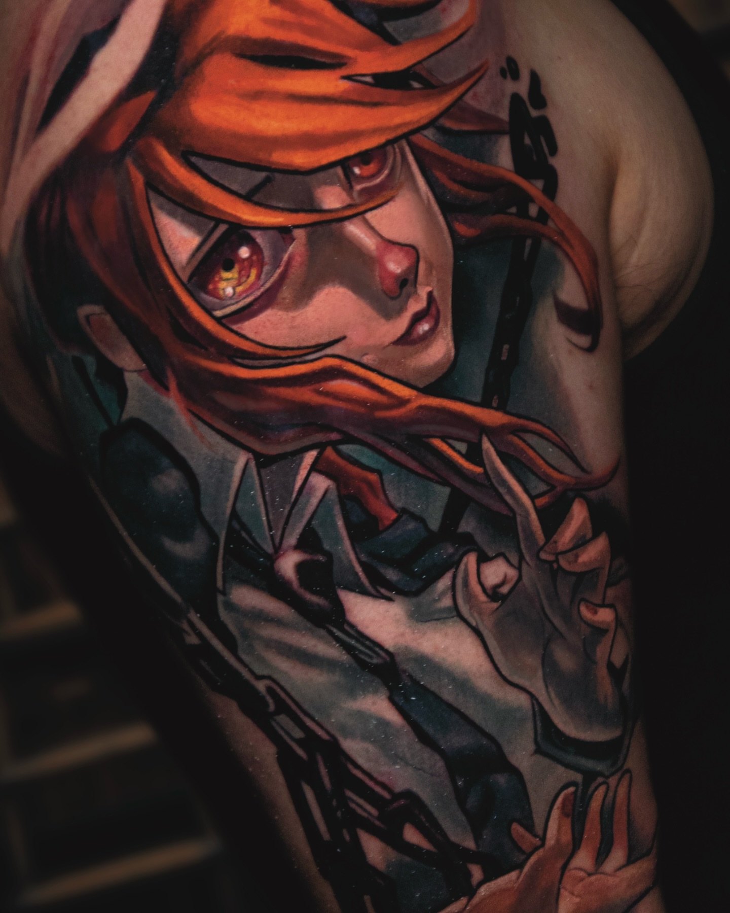 Tattoo by @levihiltontattoos — anime