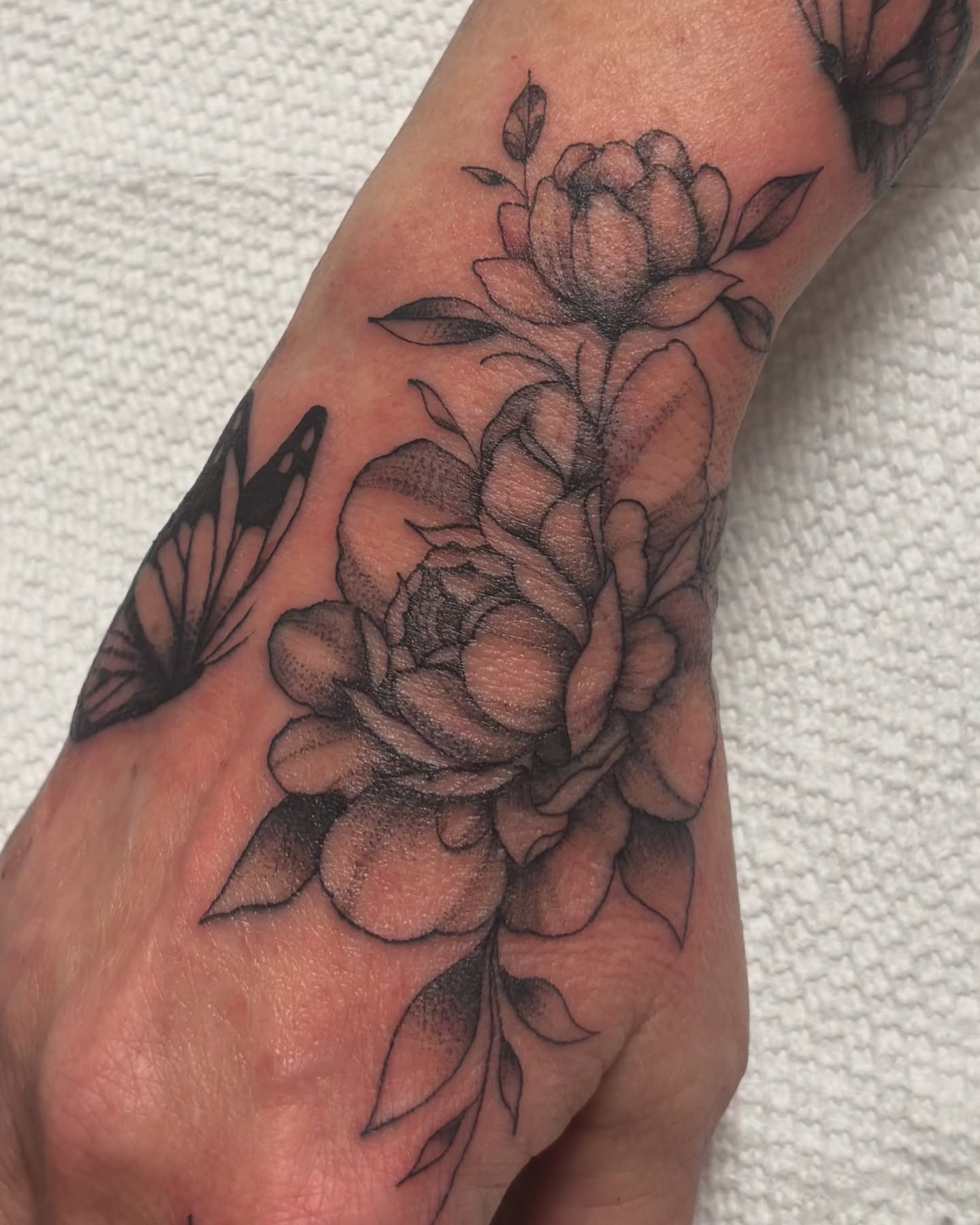 Tattoo by @bridgetsmithtattoos — black_and_grey
