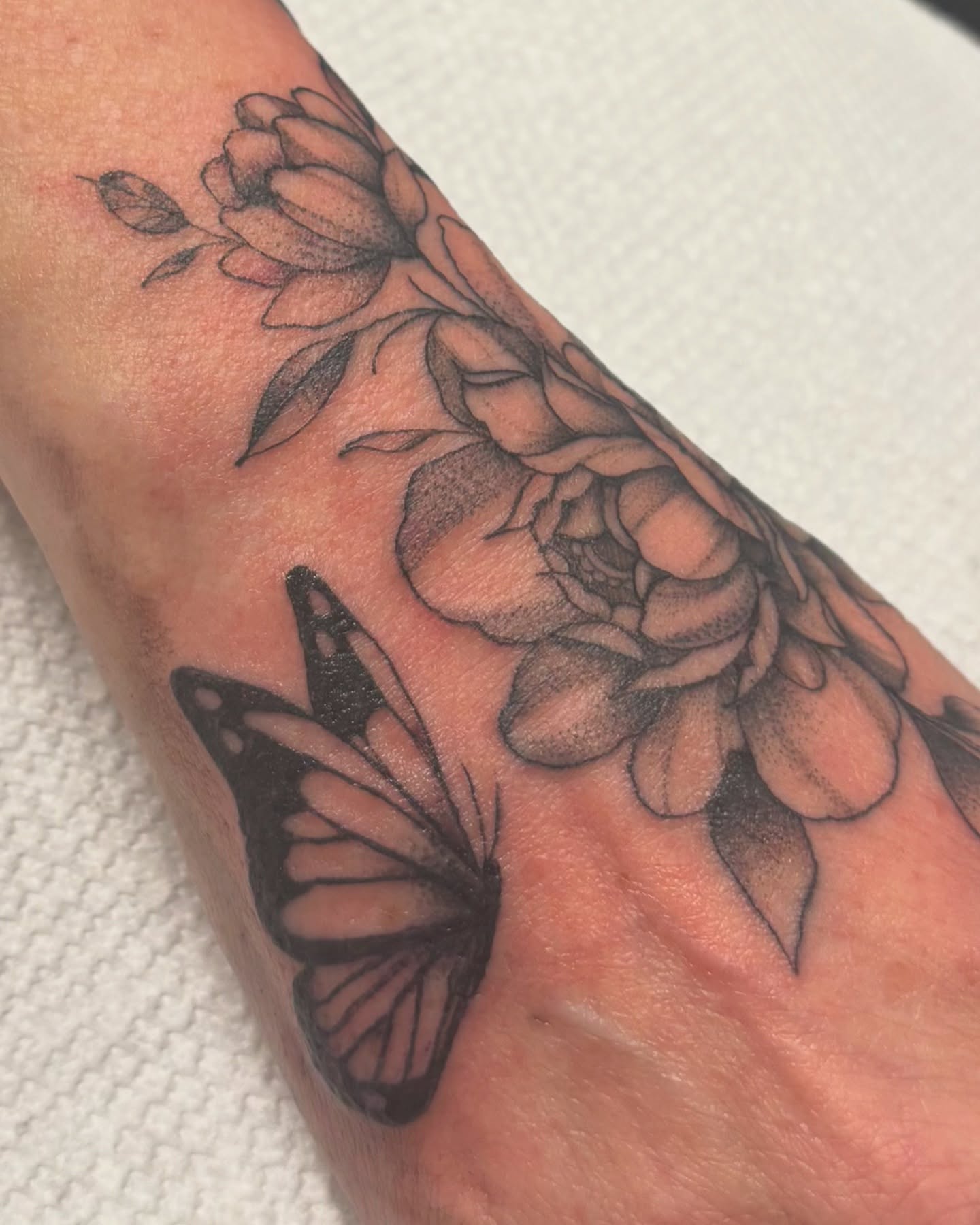 Tattoo by @bridgetsmithtattoos — black_and_grey