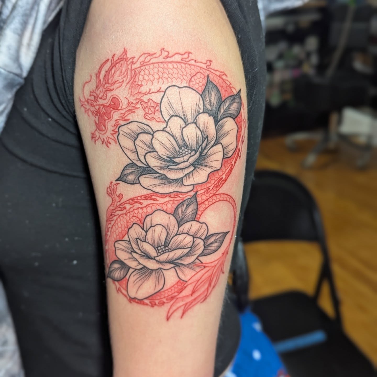 Tattoo by @siv.tattoos — black_and_grey, realism