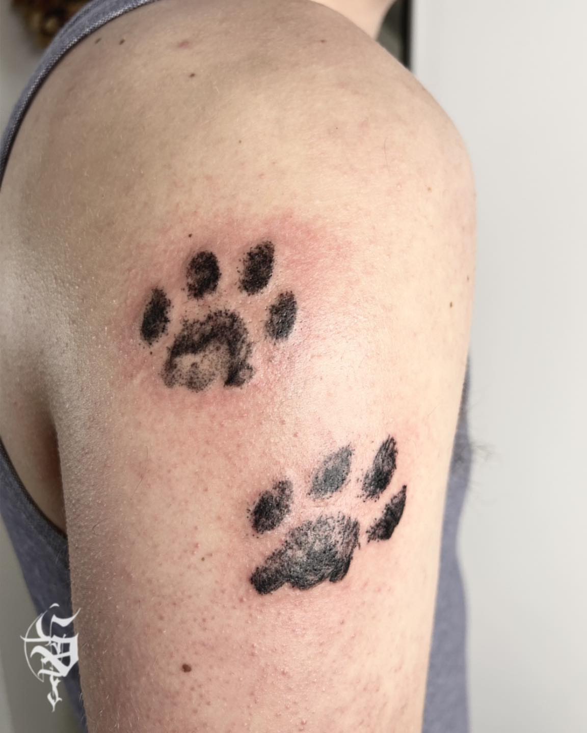 Tattoo by @foxhead_tattoo — black_and_grey