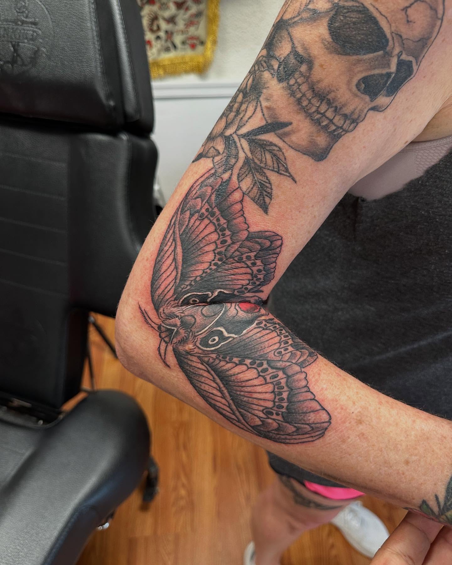 Tattoo by @tattooedwalnut — realism, black_and_grey