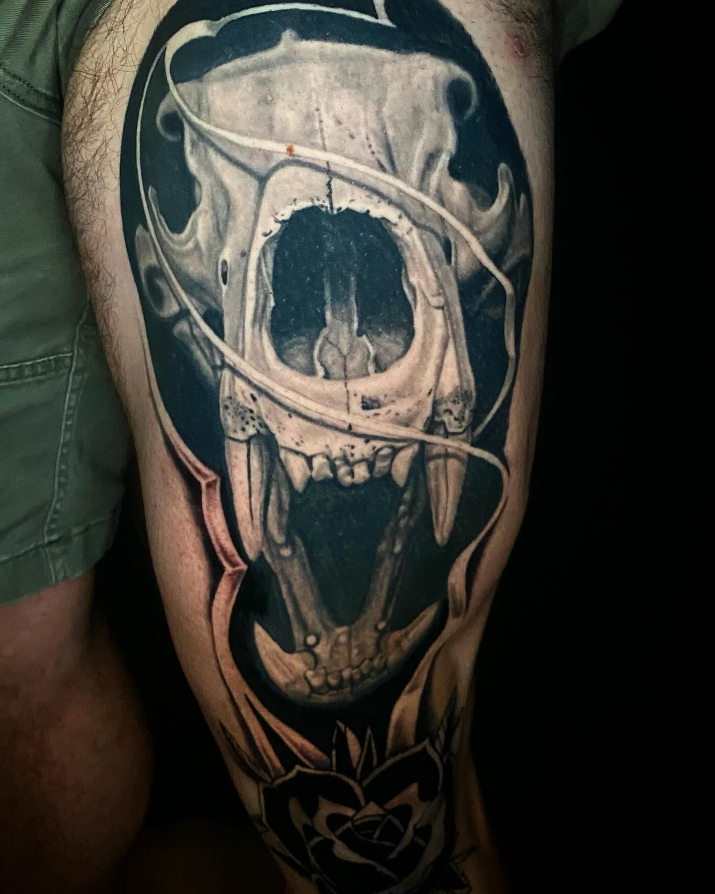 Tattoo by @whoaskedburke — dark_realism