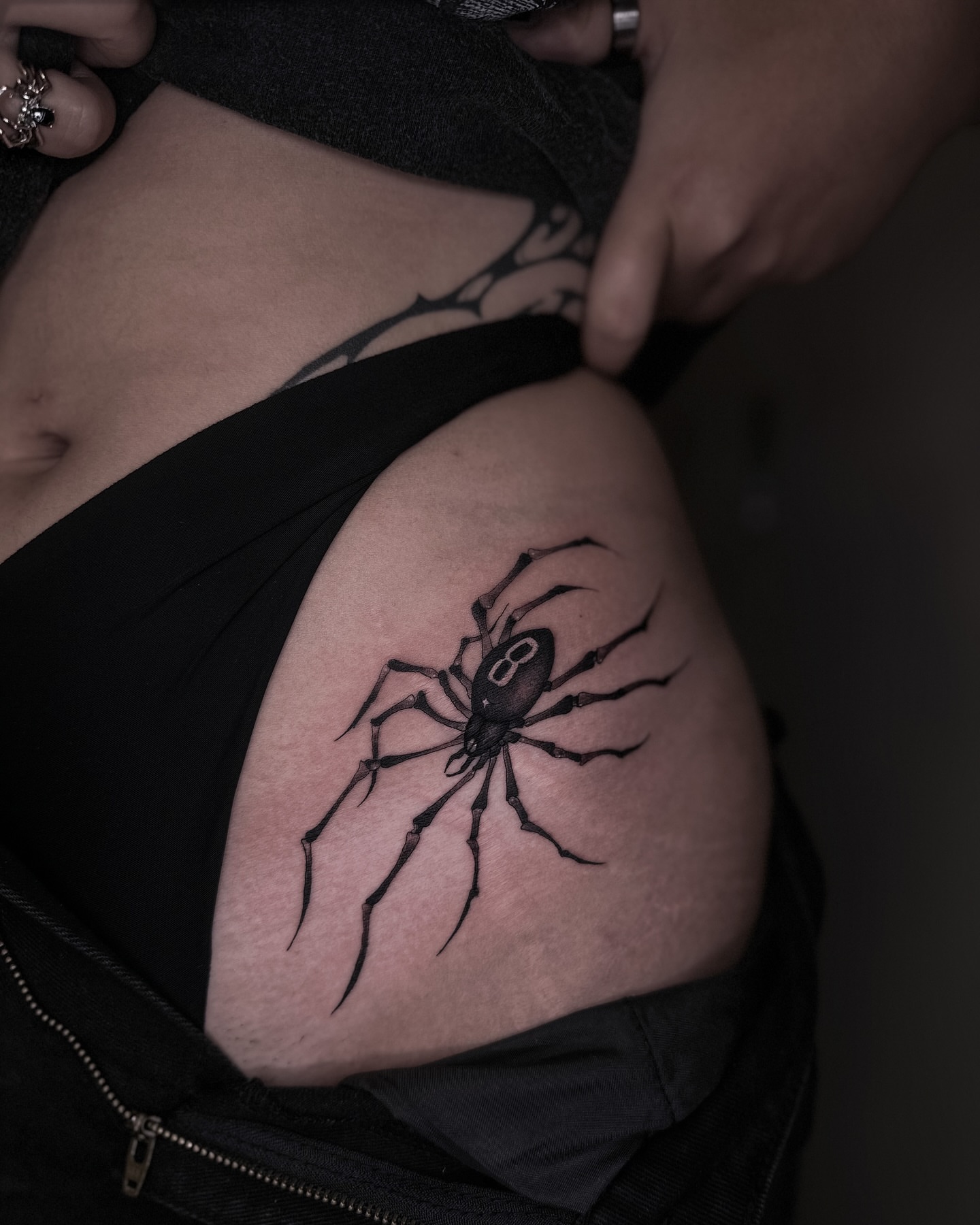 Tattoo by @naviiart โ black_and_grey