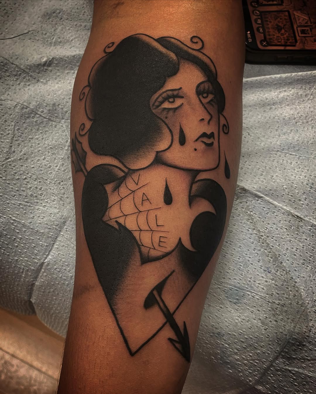 Tattoo by @alanpham — american_traditional, lettering_script