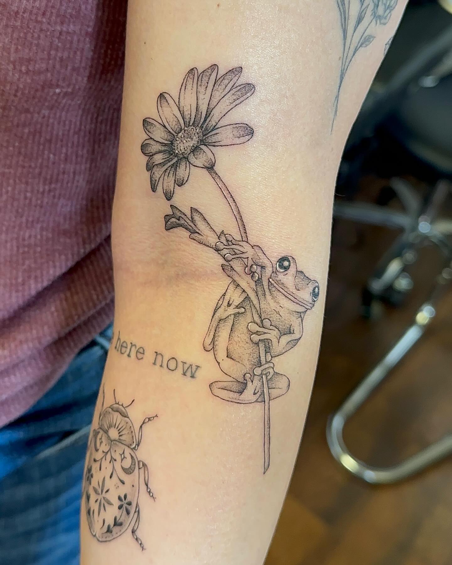 Tattoo by @bboujeeink2 — black_and_grey