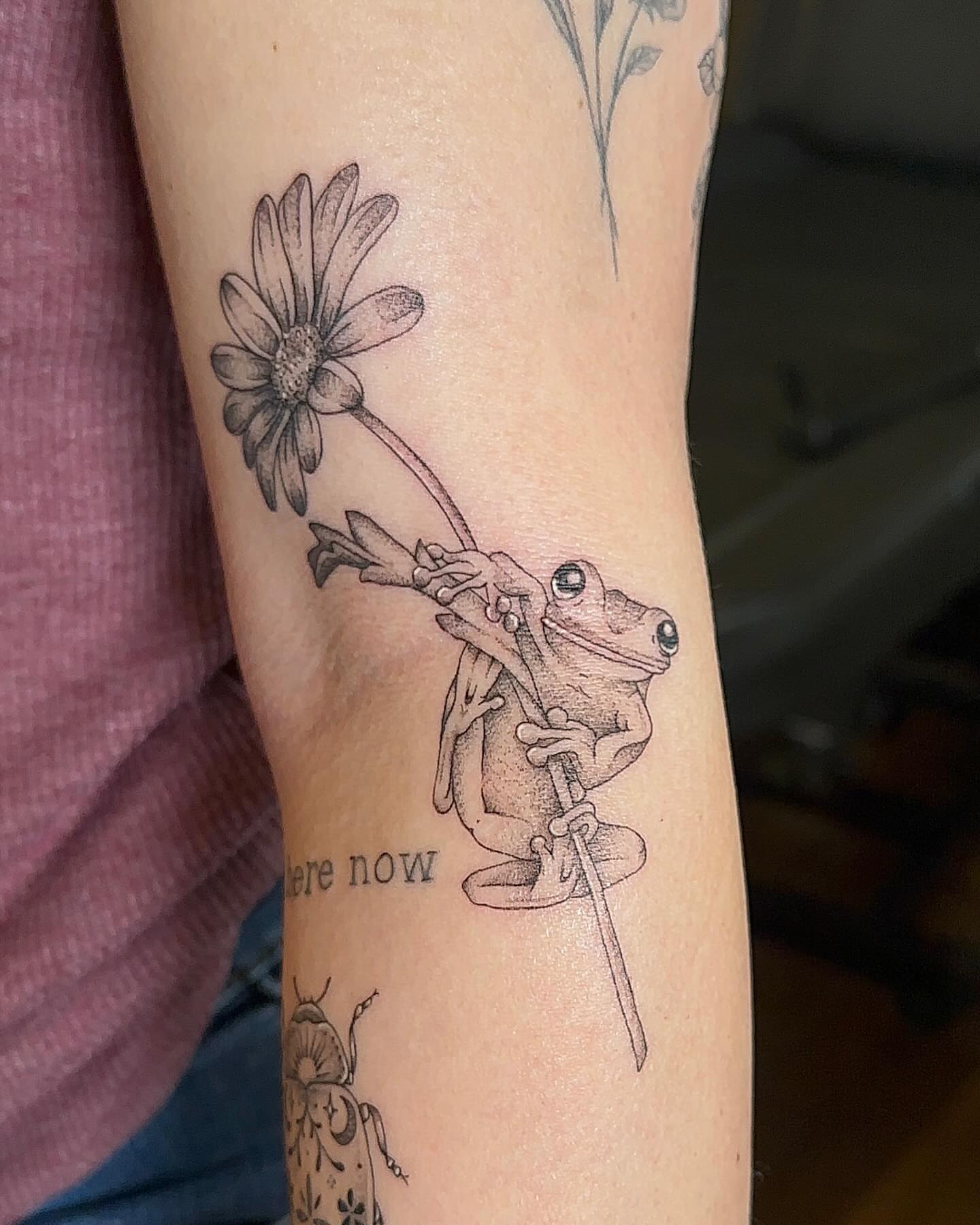 Tattoo by @bboujeeink2 — dotwork, realism