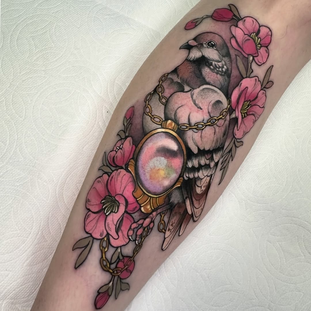 Tattoo by @lockejessmonster โ american_traditional, realism