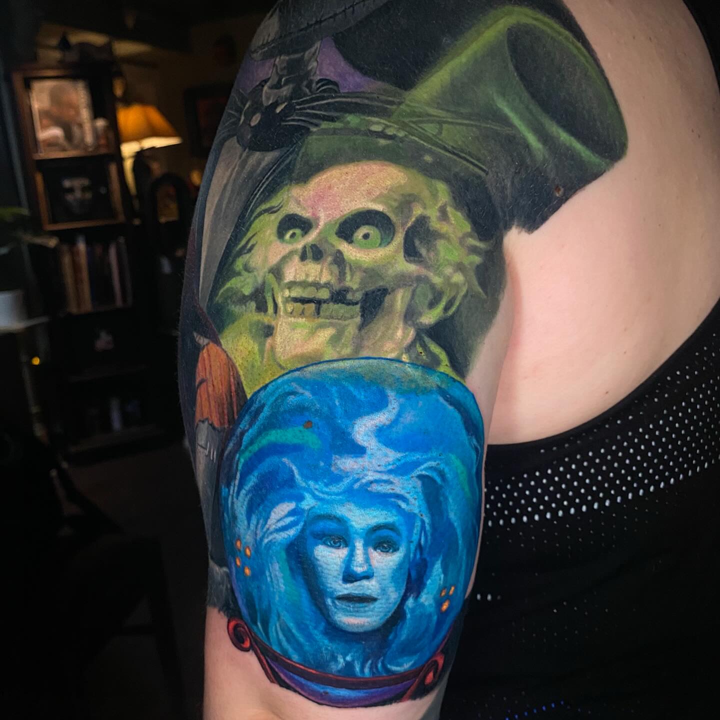 Tattoo by @crojasart — realism, dotwork