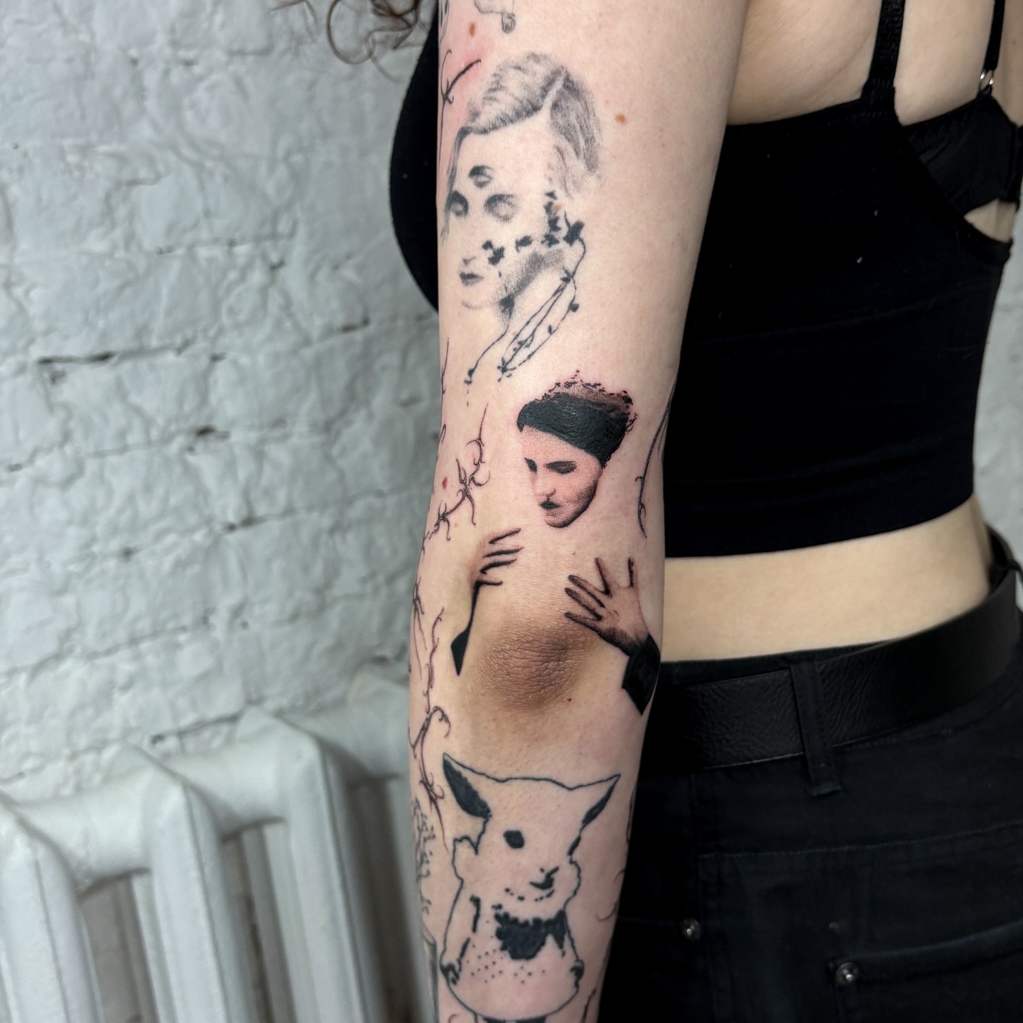 Tattoo by @web4tt — black_and_grey, realism