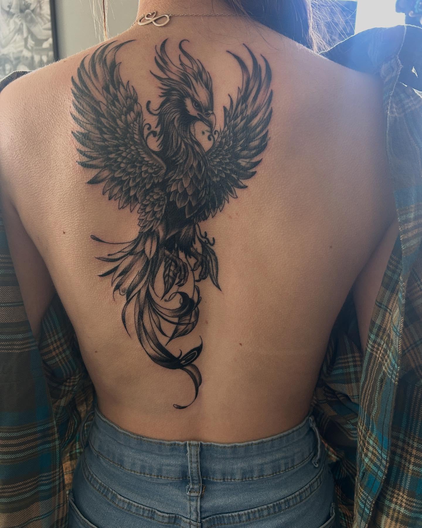 Tattoo by @chels_king24 — black_and_grey
