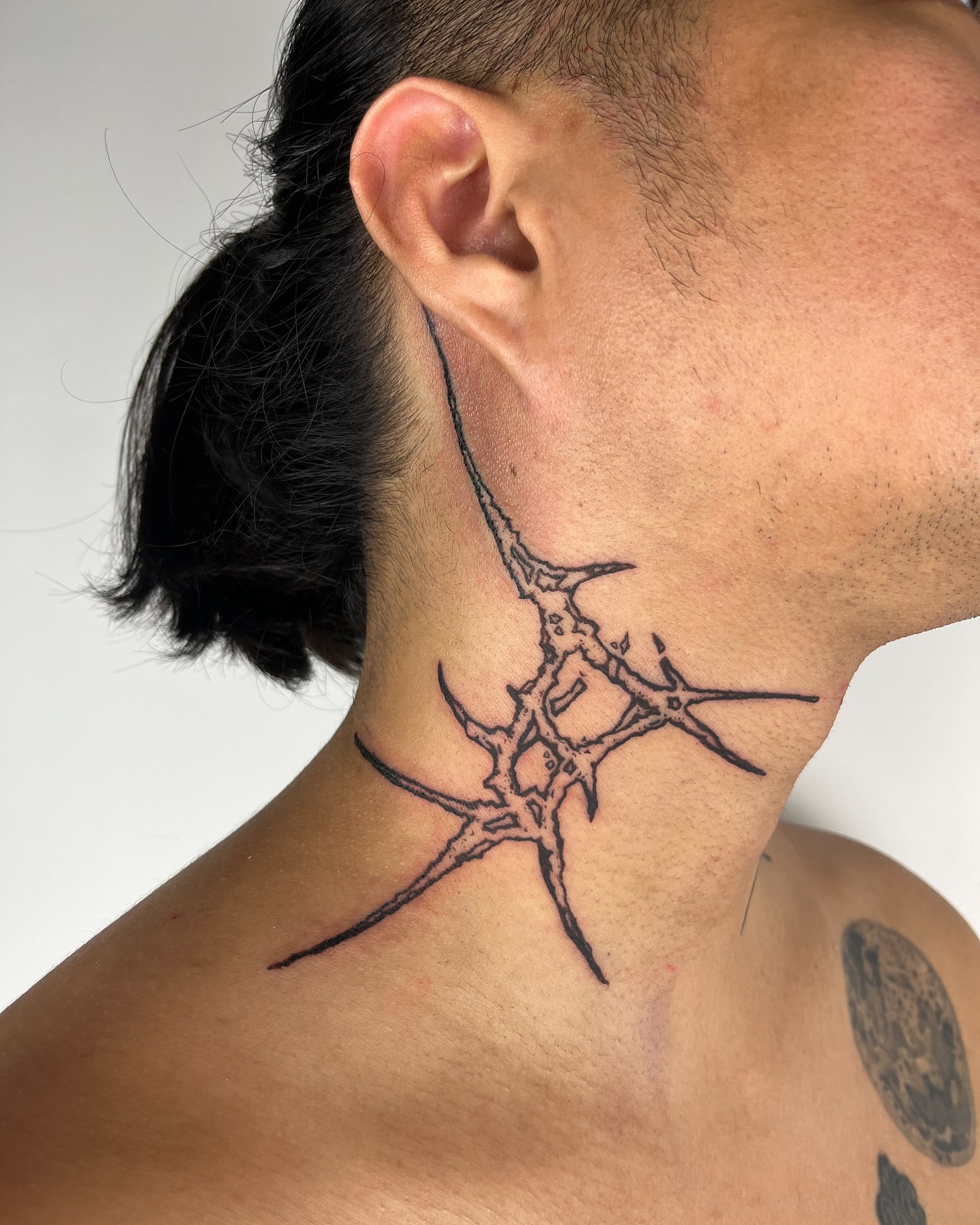 Tattoo by @pls_tnx — black_and_grey