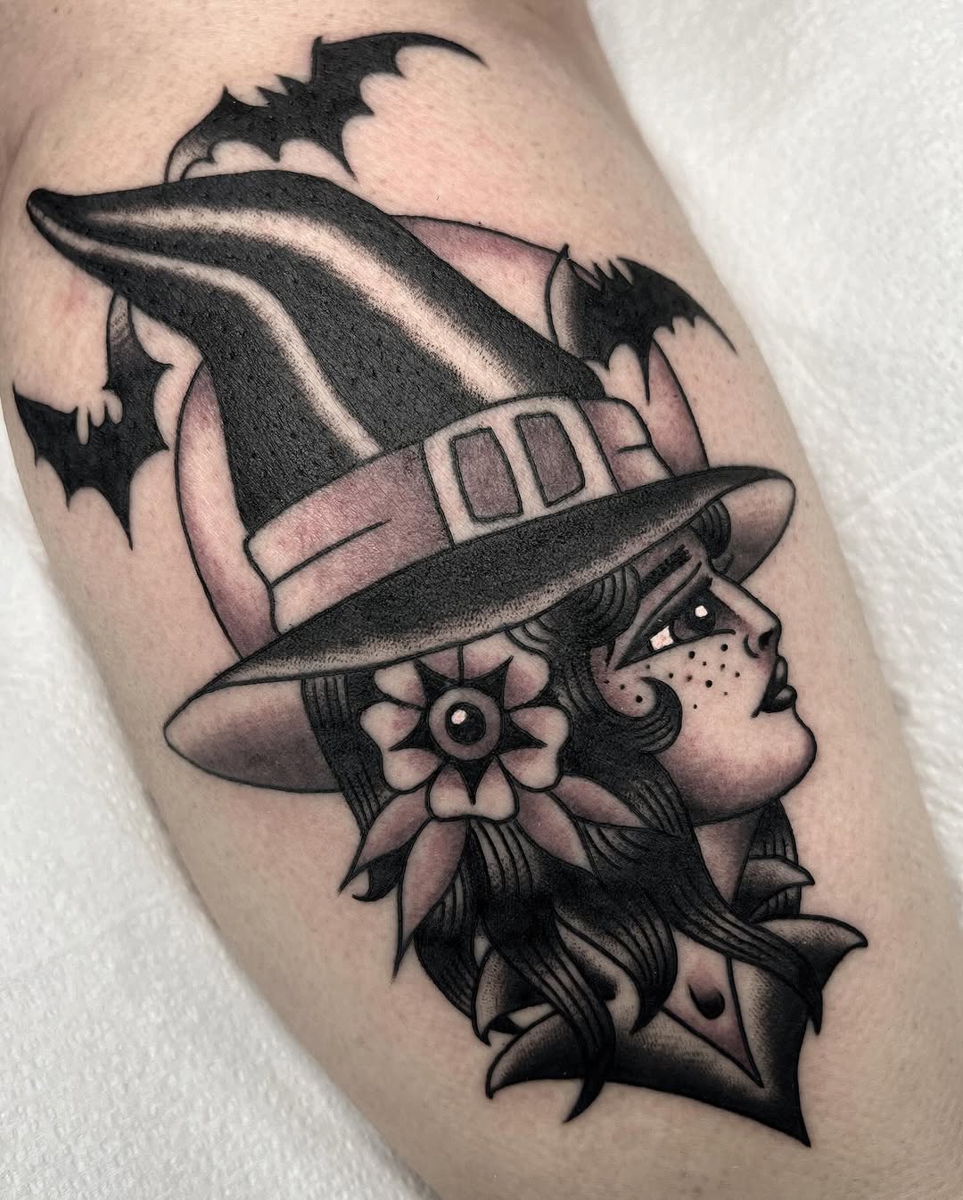 Tattoo by @corycraft — american_traditional, black_and_grey