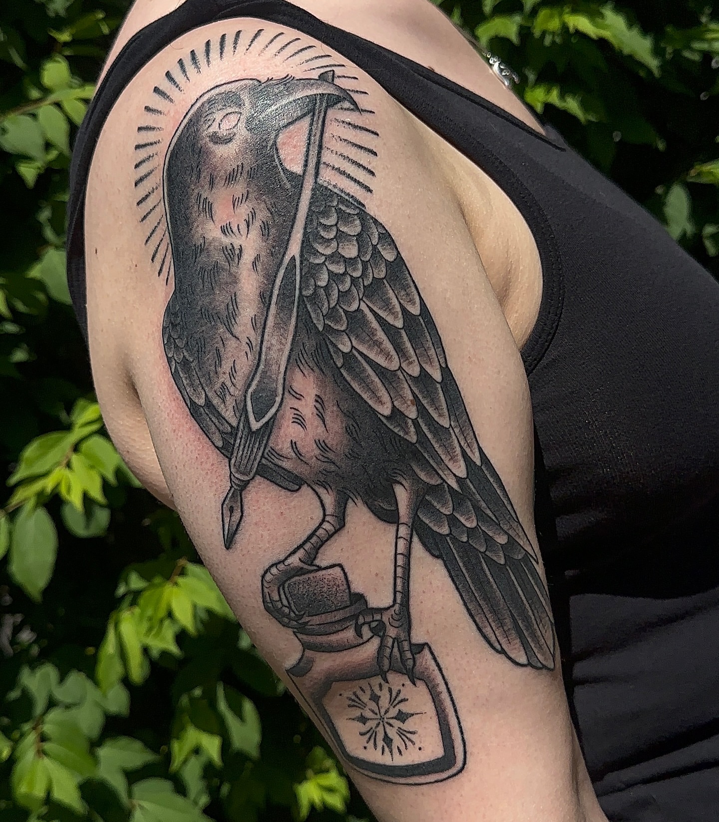 Tattoo by @caitycat.tattoos — black_and_grey, realism