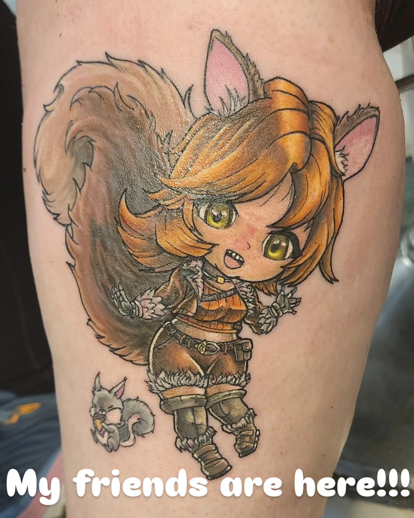 Tattoo by @danielrbedard — anime