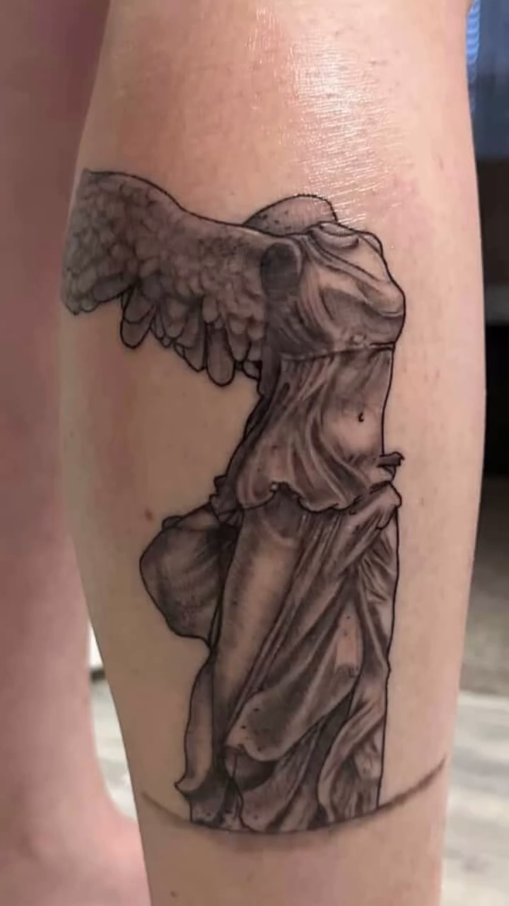 Tattoo by @m.fioretattoo β realism, black_and_grey