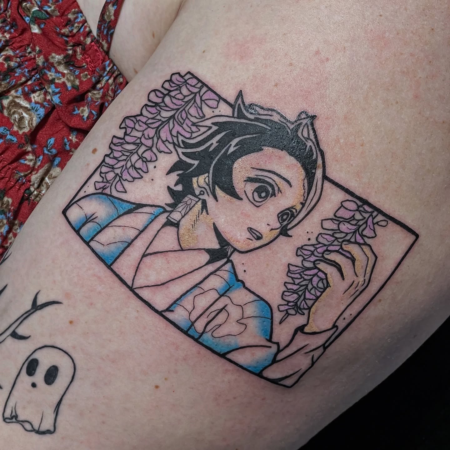 Tattoo by @hhaylayy — anime
