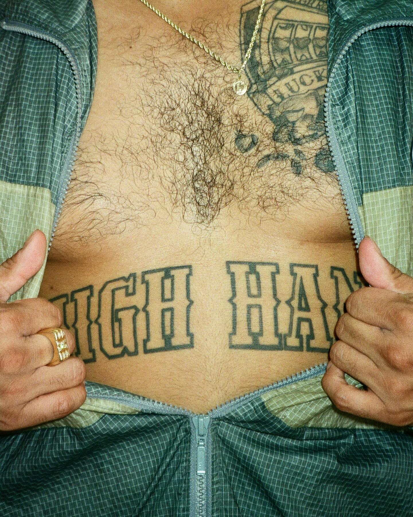 High hands black and grey tattoo on the chest by β±βΏβ° π π π° π πΎ β±βΏβ°