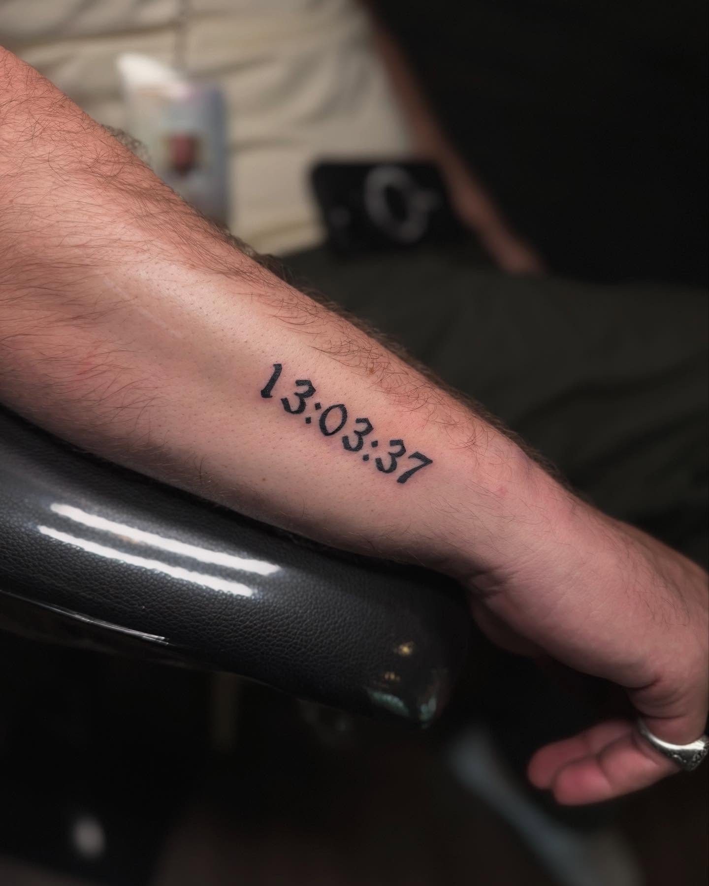Tattoo by @koko_tattoos — lettering_script