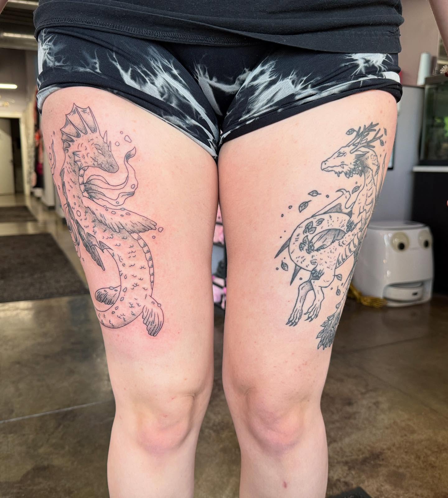 Tattoo by @jesloretattoo — black_and_grey