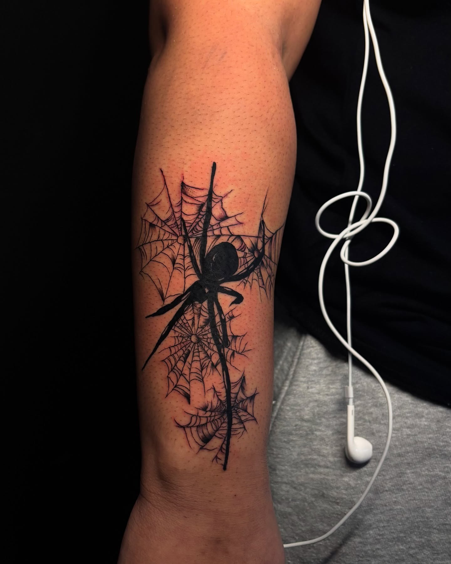 Tattoo by @skorpioink — black_and_grey