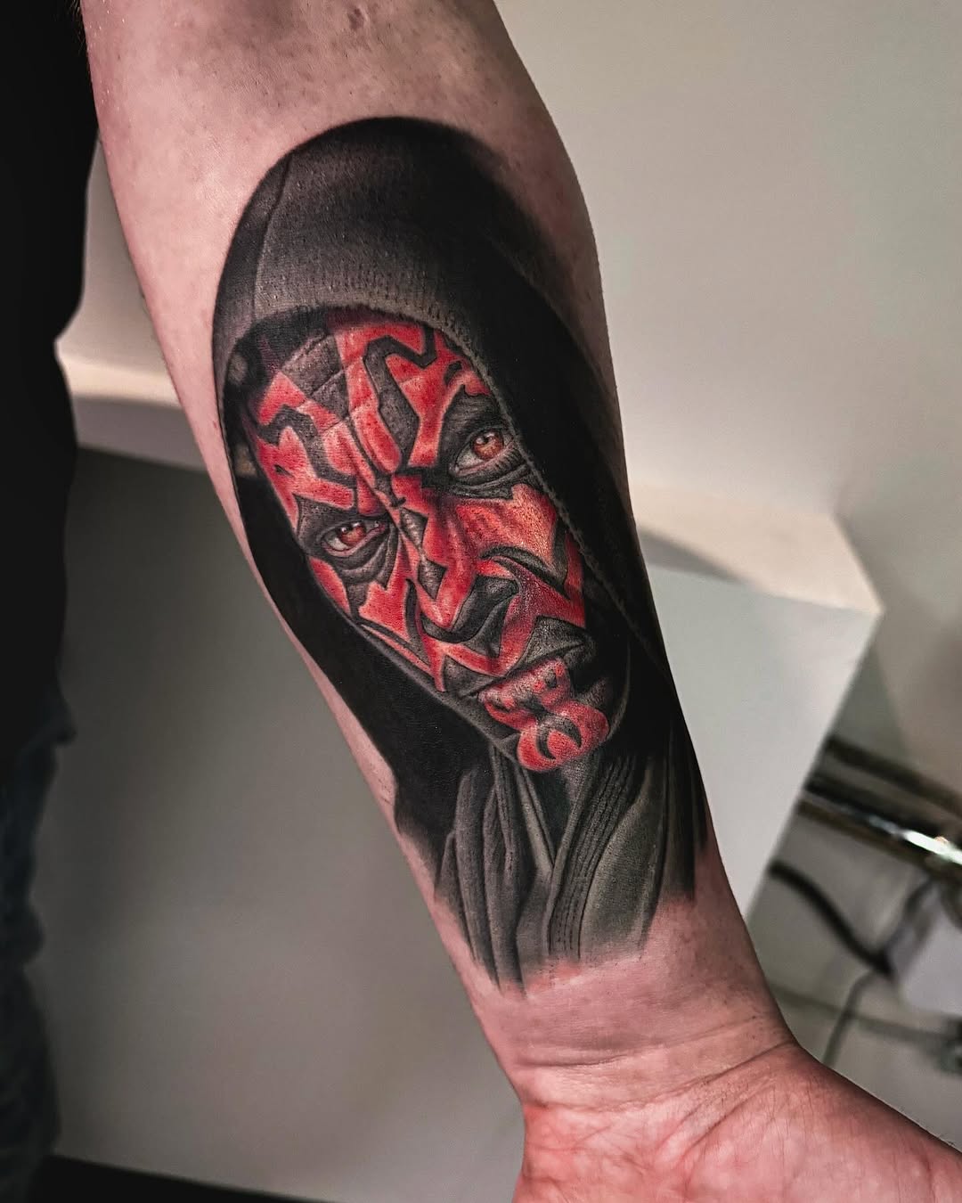 Tattoo by @loganficktattoos — realism, black_and_grey