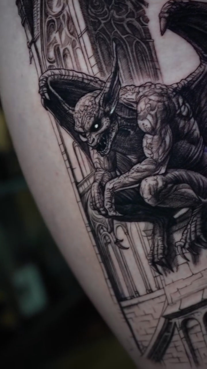 Tattoo work at Knoxville Tattoo Convention