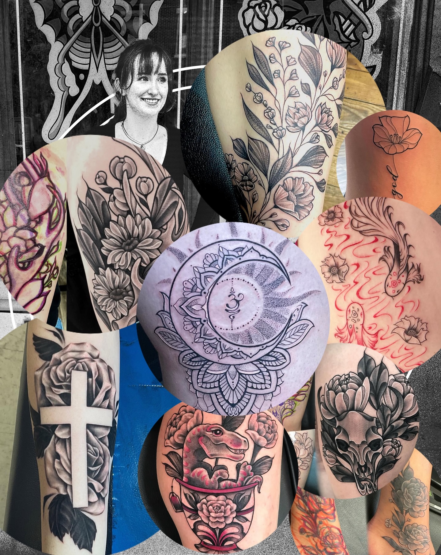 Tattoo by @heathersyvilla — black_and_grey, geometric