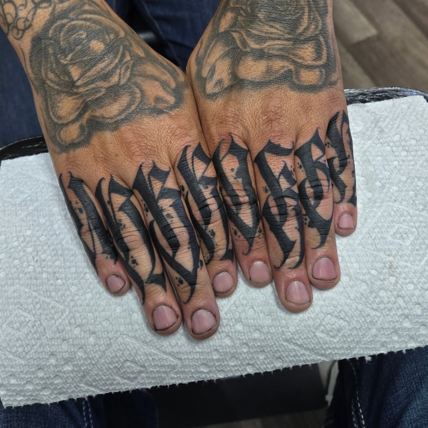 Tribal tribal tattoo on the hand by DiazTattoos, Denver, Colorado