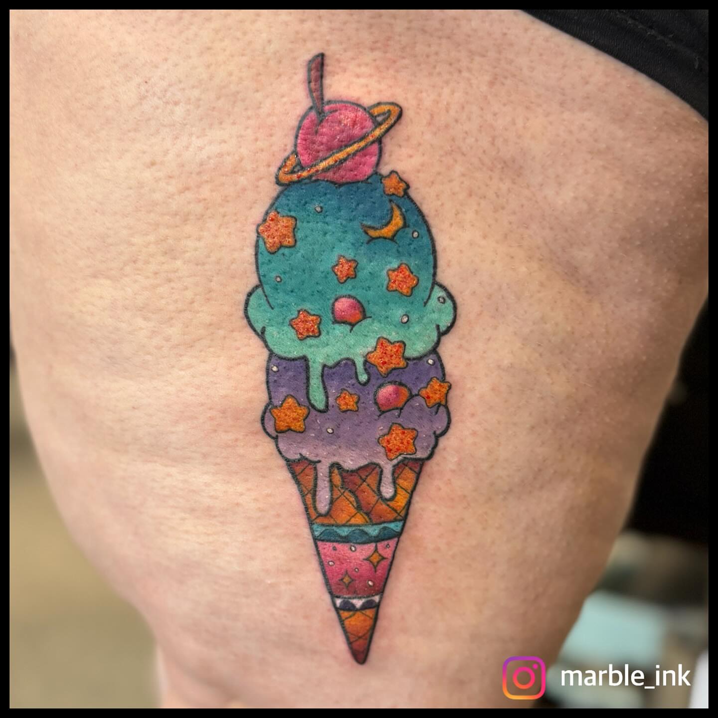 Tattoo by @marble_ink — new_school, illustrative