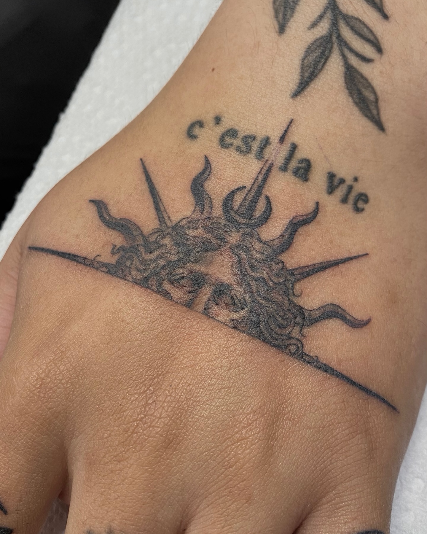 Tattoo by @clarenceworley — black_and_grey, realism