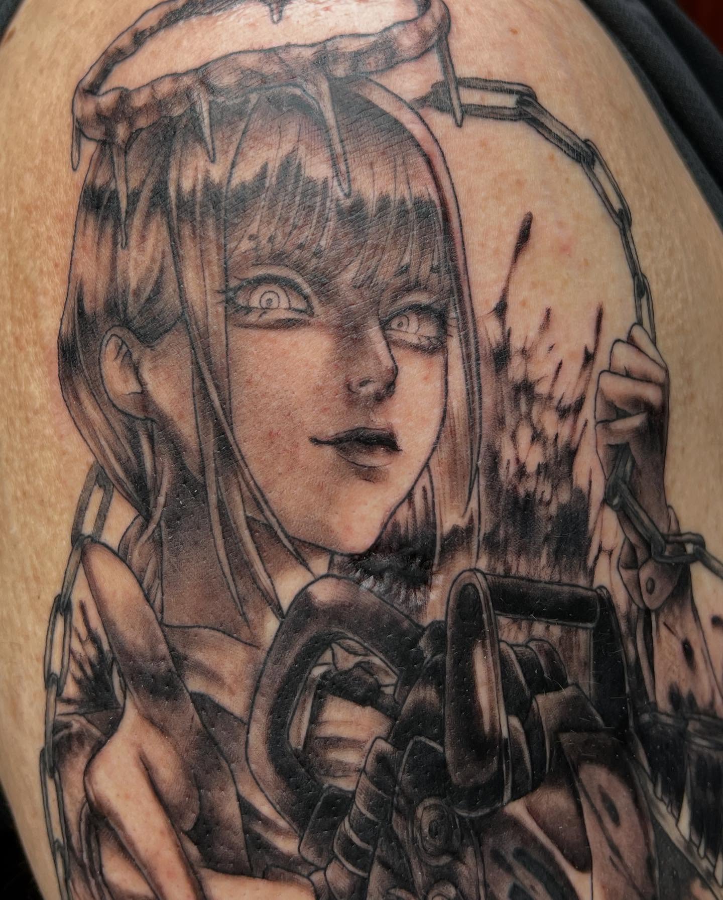 Tattoo by @chadmc509 — black_and_grey, realism