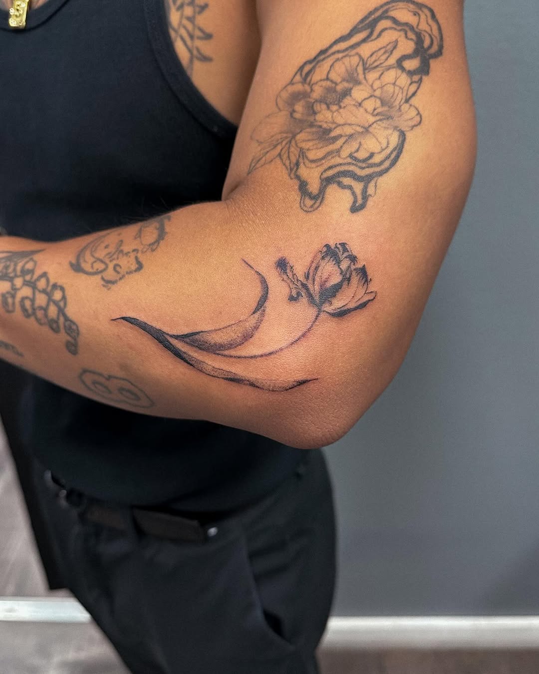 Tattoo by @tattoosbycassidy — fine_line, black_and_grey