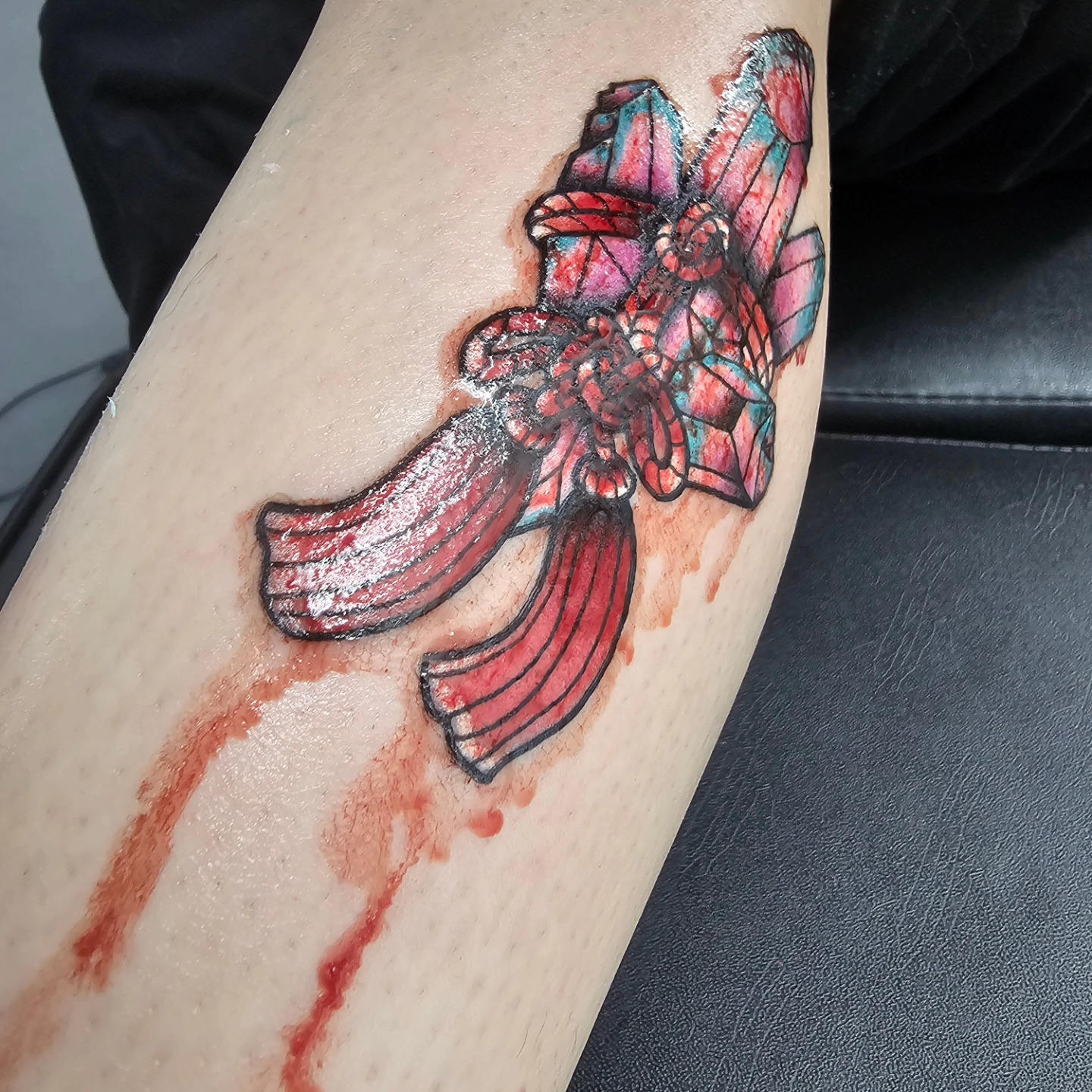 Tattoo by @evandobetattooin — watercolor