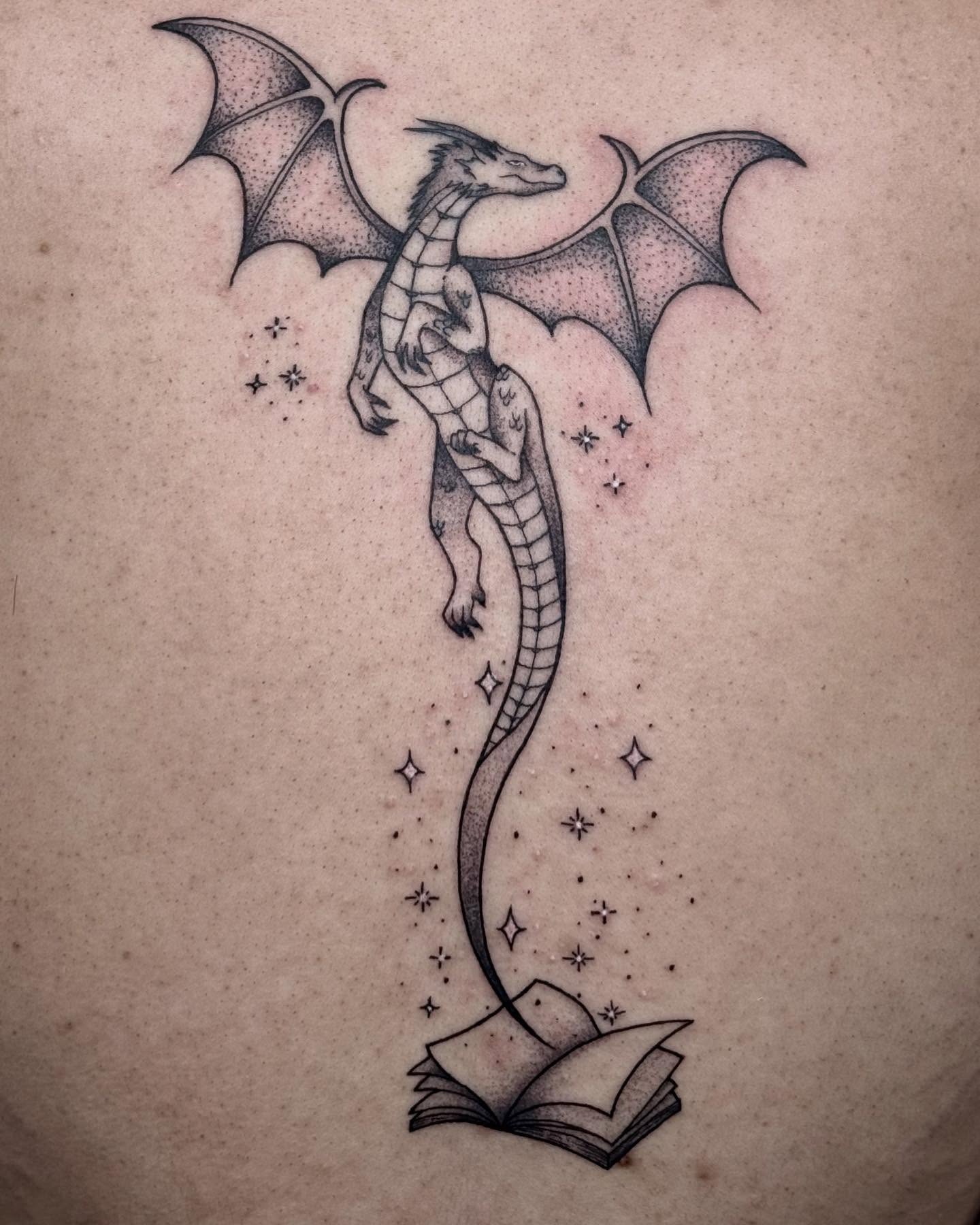 Tattoo by @hardcore.crybaby — dotwork, geometric