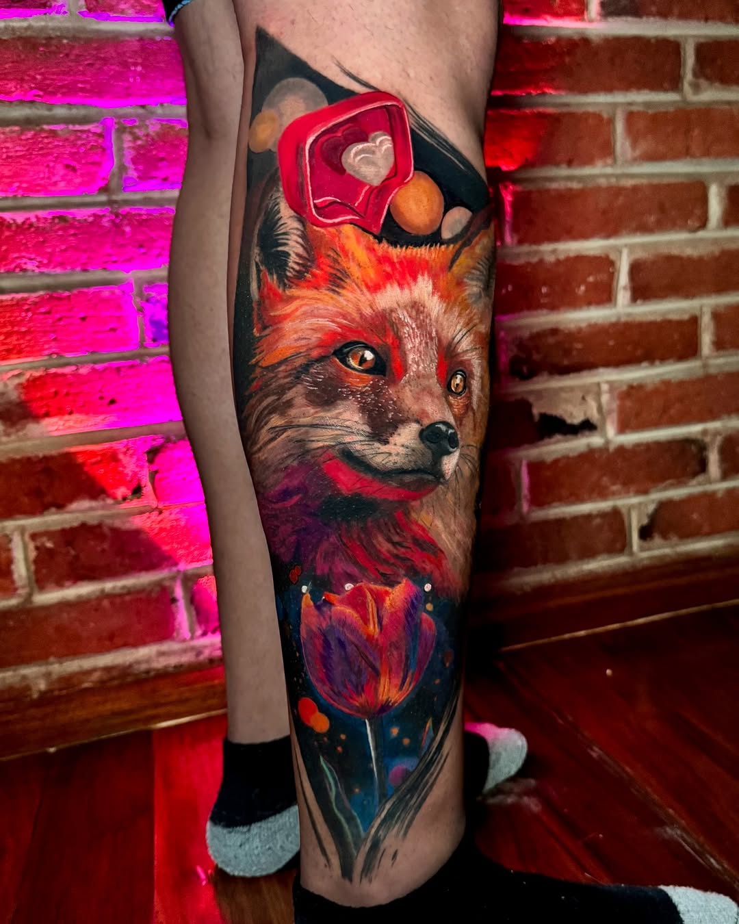 Tattoo by @mishelcastro_tattoo — realism, trash_polka