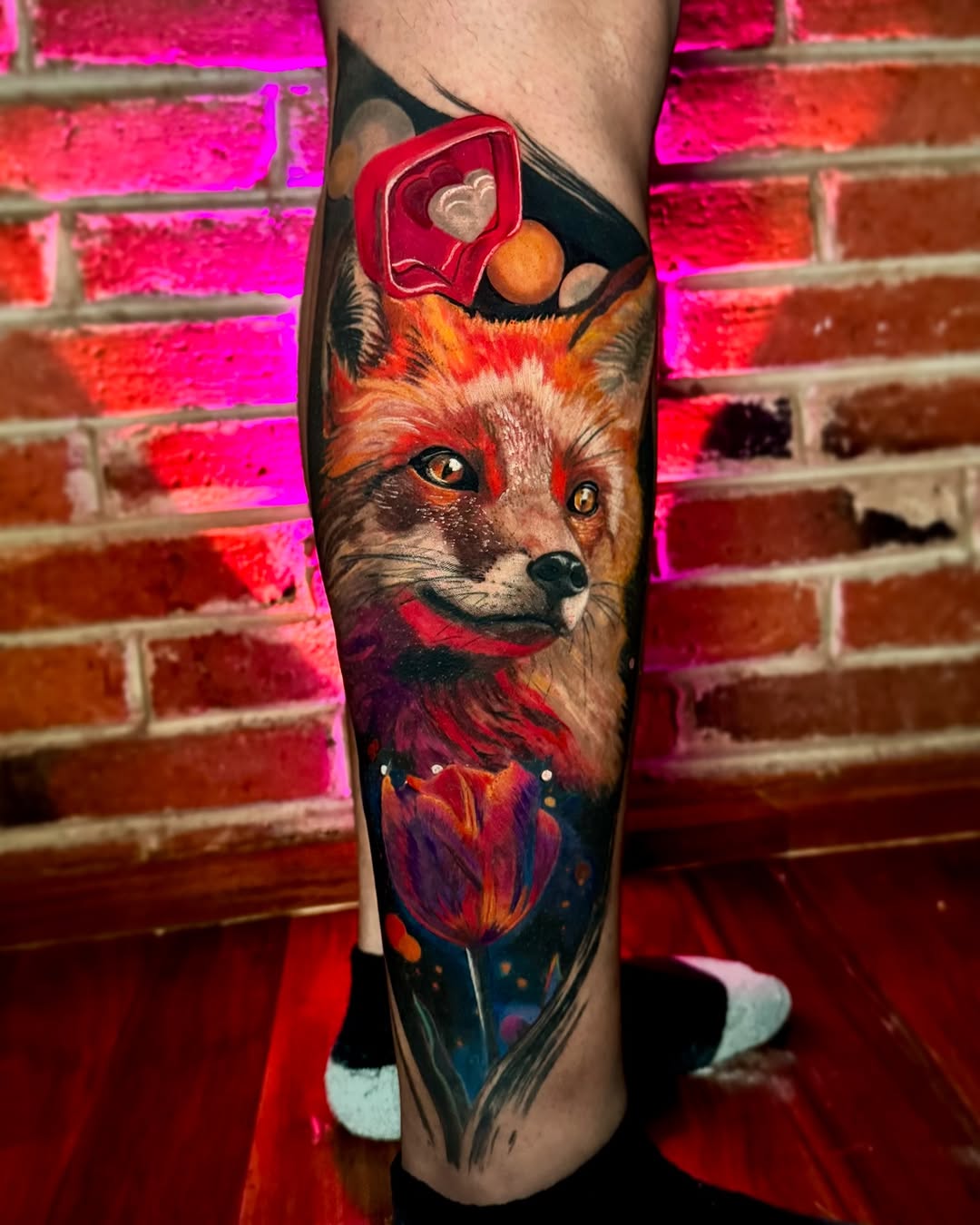 Tattoo by @mishelcastro_tattoo — realism, trash_polka