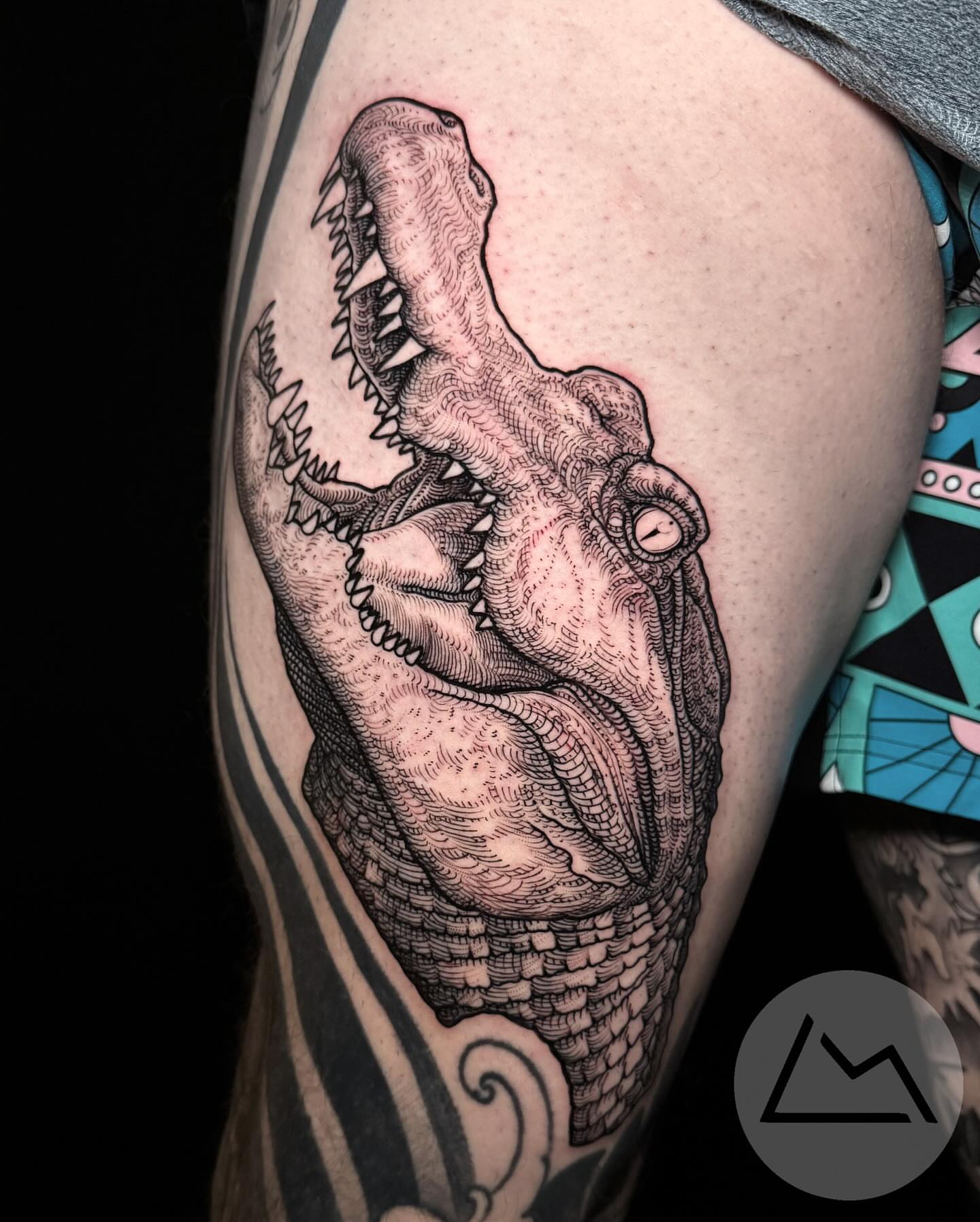 Tattoo by @tattoosbylandon — black_and_grey