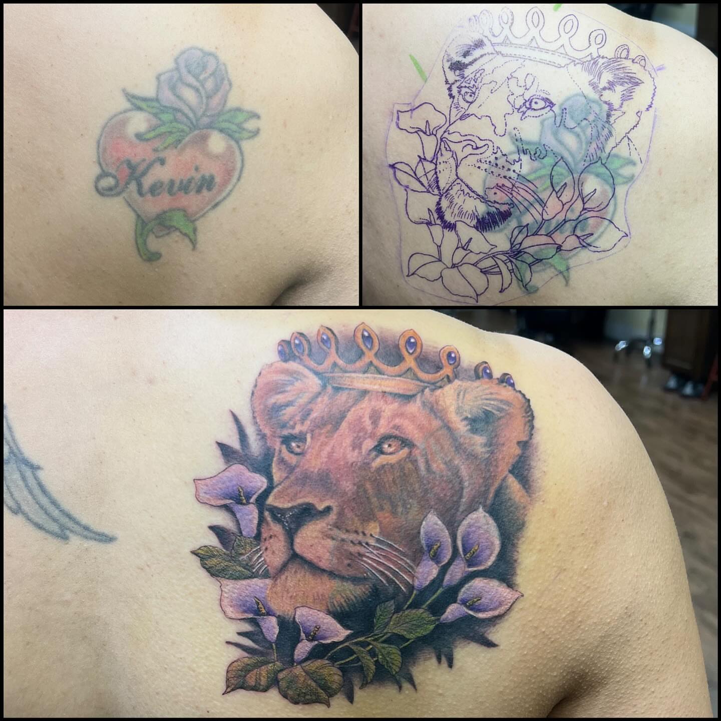 Tattoo by @bobsimmonstattoo — realism, dotwork
