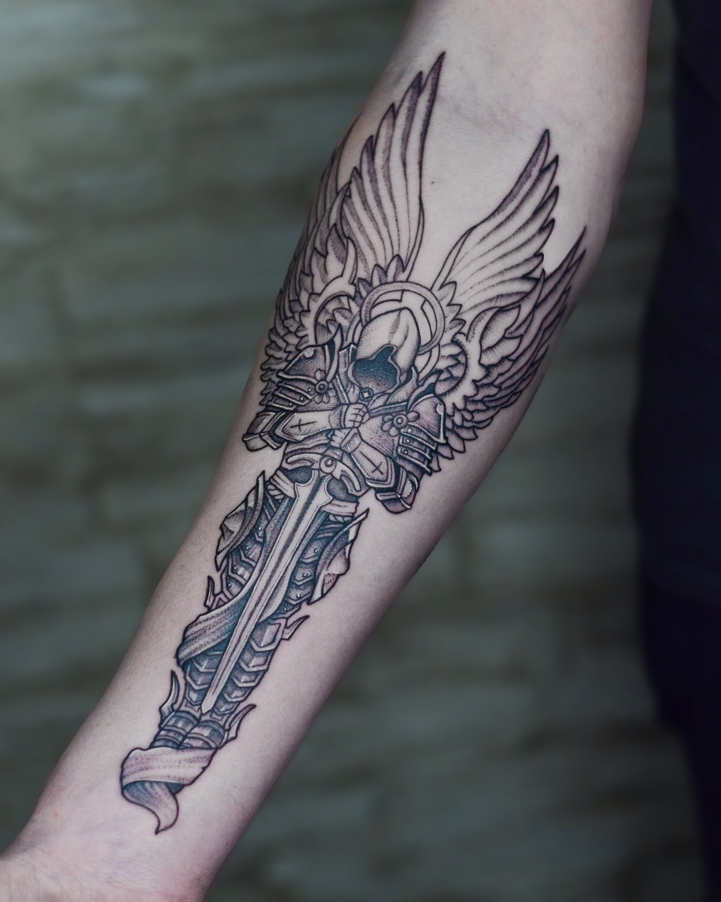 Tattoo by @egorgoltva — black_and_grey, realism