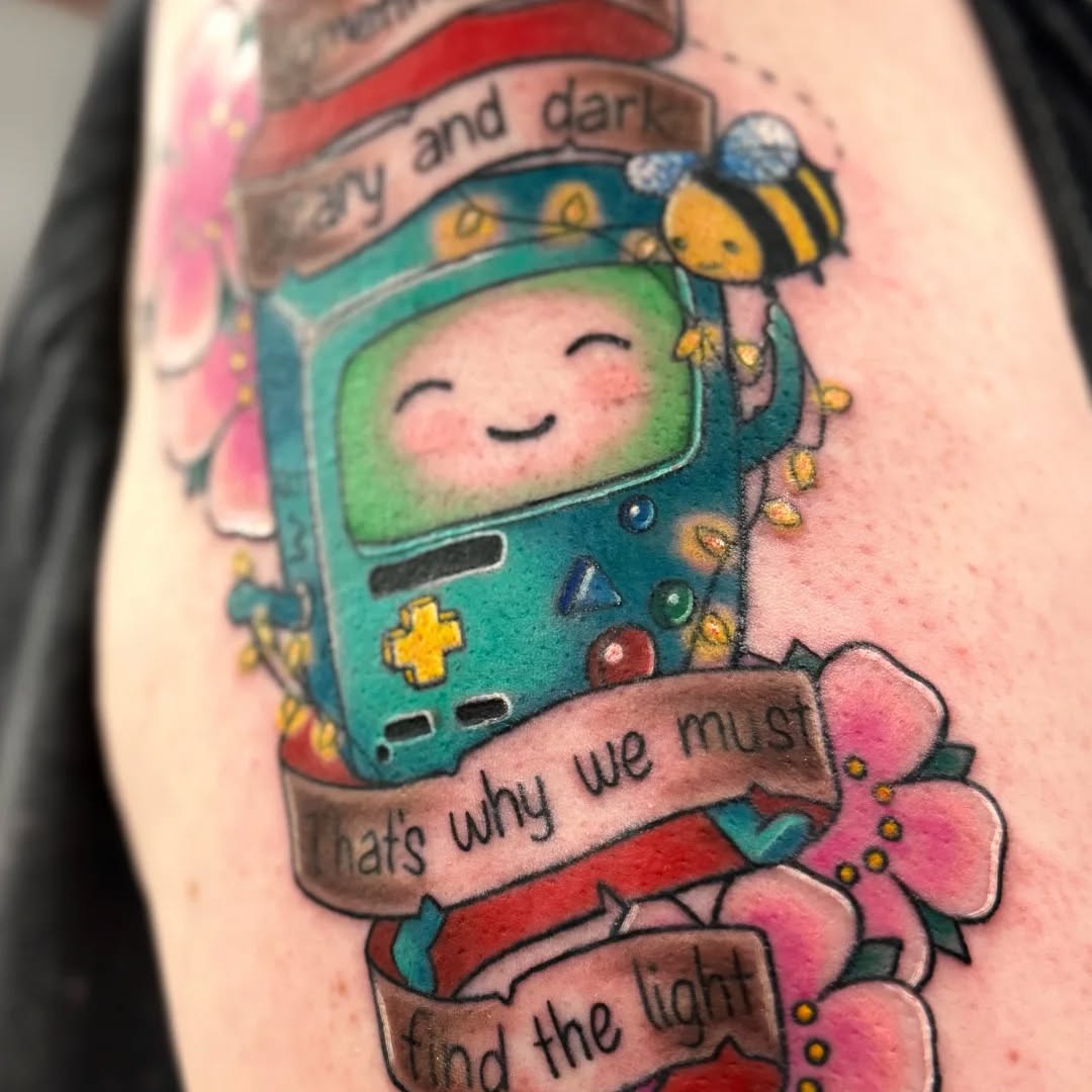 Tattoo by @andra_inks — new_school, illustrative