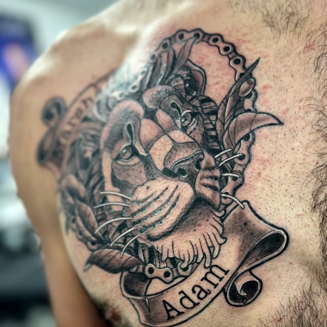 Tattoo by @andra_inks — realism, black_and_grey