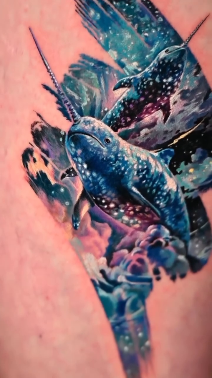 Tattoo by @sentimental_laundry — realism, watercolor