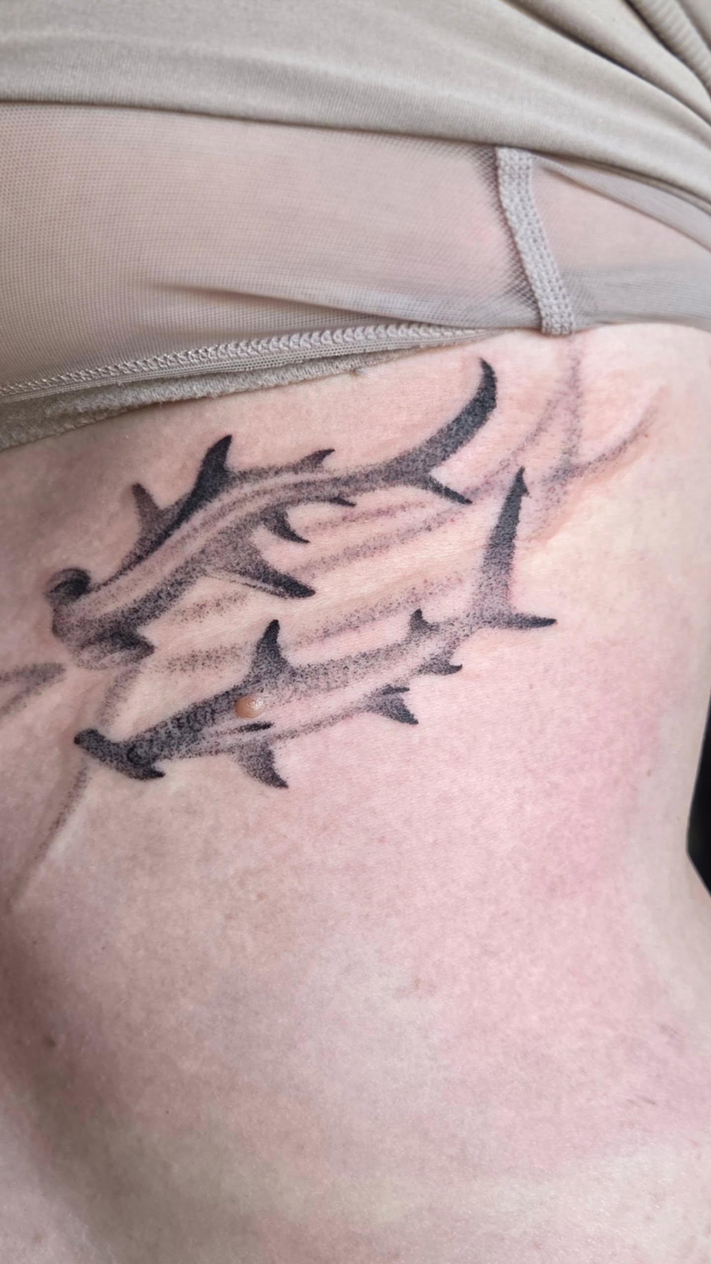 Thorns black and grey tattoo by Jou Smile (Jo)