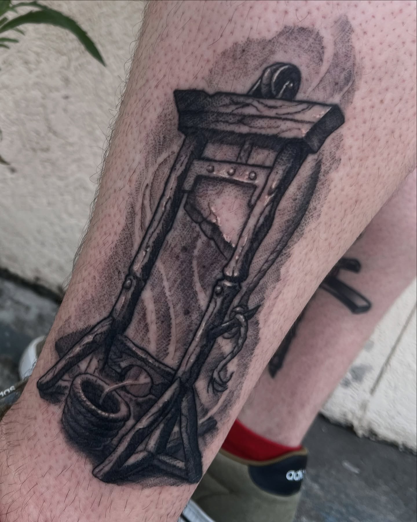 Tattoo by @bloodstonetattoos — black_and_grey