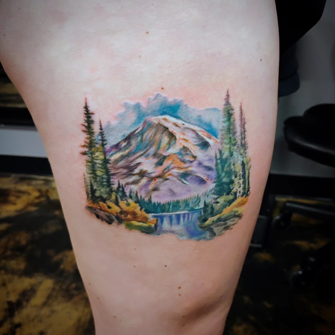 Tattoo by @jasonhondo — watercolor